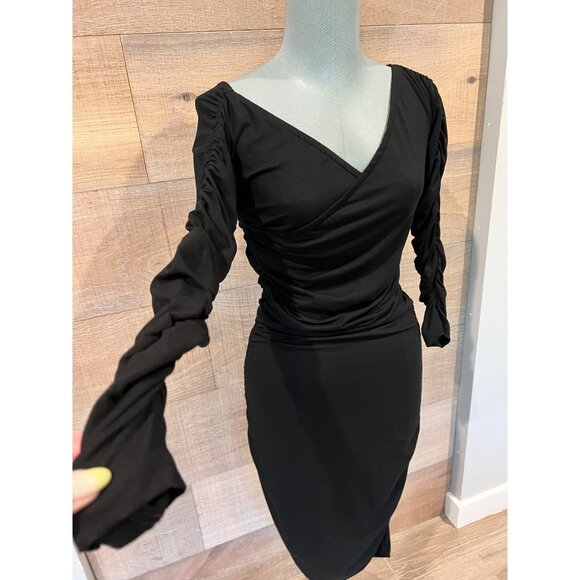 BAUM UND PFERDGARTEN Black Midi dresses Size S - Picture 5 of 10